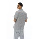 OVERSIZE KALIN ÇİZGİLİ KISA KOLLU GÖMLEK OVERSIZE KALIN ÇİZGİLİ KISA KOLLU GÖMLEK