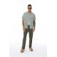 OVERSIZE KALIN ÇİZGİLİ KISA KOLLU GÖMLEK OVERSIZE KALIN ÇİZGİLİ KISA KOLLU GÖMLEK