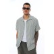 OVERSIZE KALIN ÇİZGİLİ KISA KOLLU GÖMLEK OVERSIZE KALIN ÇİZGİLİ KISA KOLLU GÖMLEK