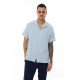 OVERSIZE KALIN ÇİZGİLİ KISA KOLLU GÖMLEK OVERSIZE KALIN ÇİZGİLİ KISA KOLLU GÖMLEK