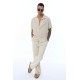 OVERSIZE KALIN ÇİZGİLİ KISA KOLLU GÖMLEK OVERSIZE KALIN ÇİZGİLİ KISA KOLLU GÖMLEK