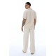 OVERSIZE KALIN ÇİZGİLİ KISA KOLLU GÖMLEK OVERSIZE KALIN ÇİZGİLİ KISA KOLLU GÖMLEK